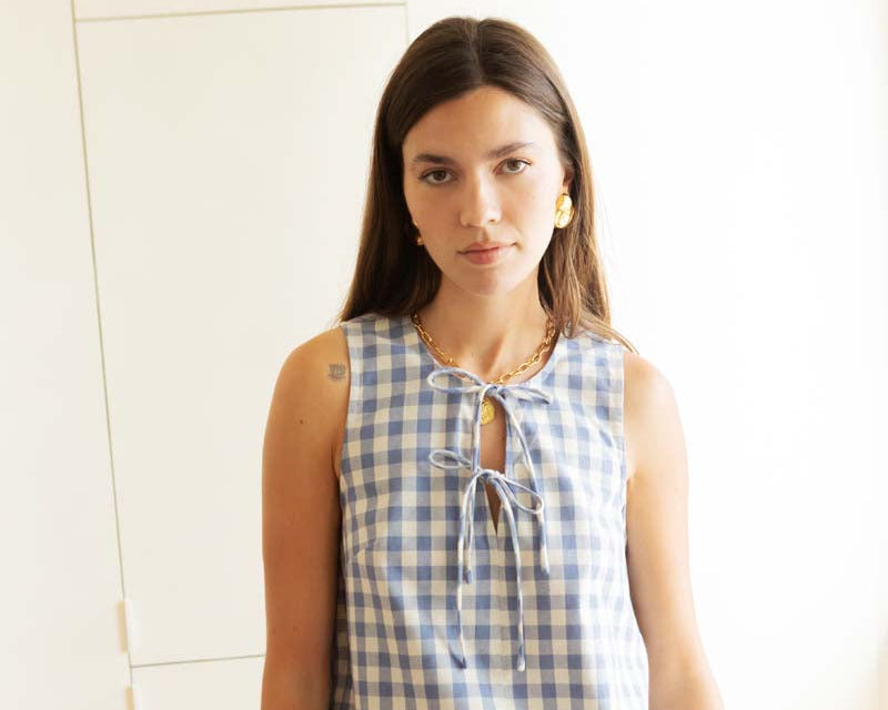 Vestido azul verano